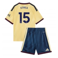 Arsenal Ezri Konsa #15 Tredje Tröja Barn 2026-27 Kortärmad (+ Korta byxor)